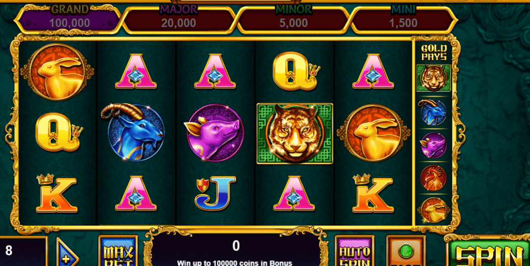Game slot online Wealth Of Zodiac