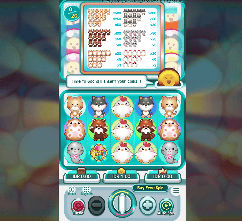 Game slot online Lucky Gachapon