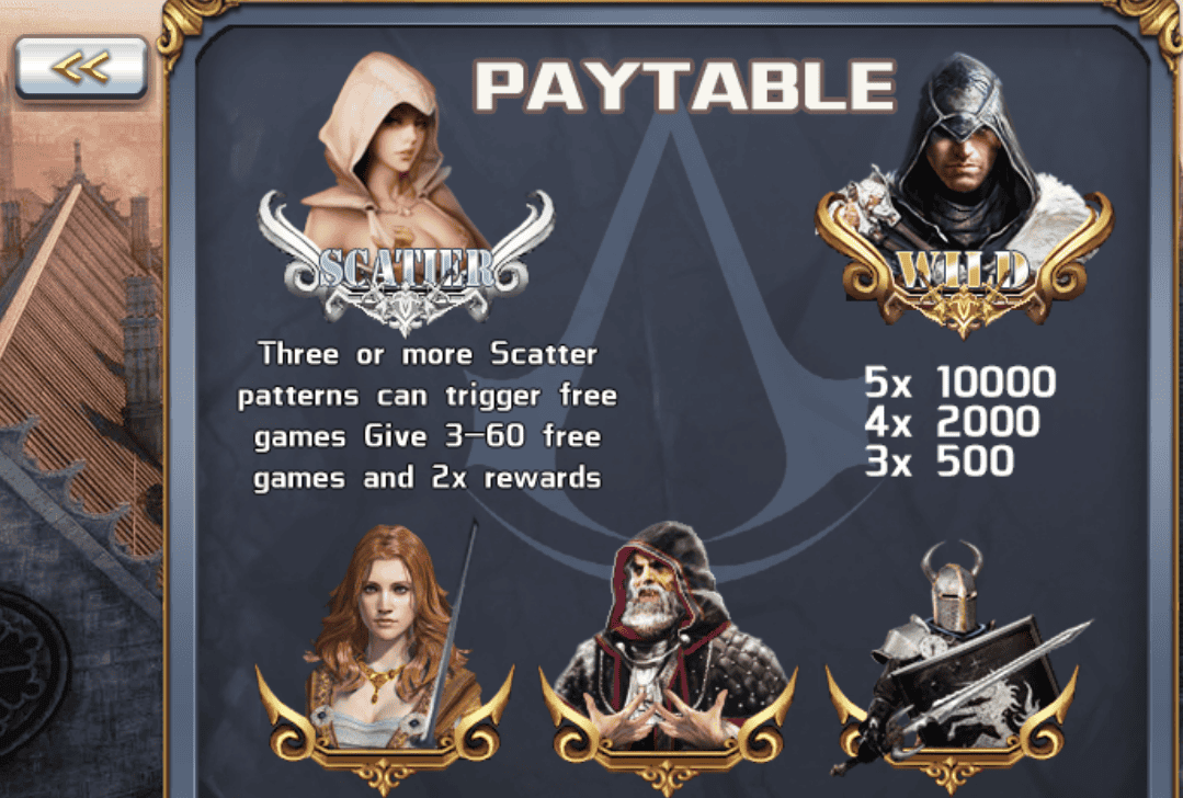 Game slot online Assassins Creed 