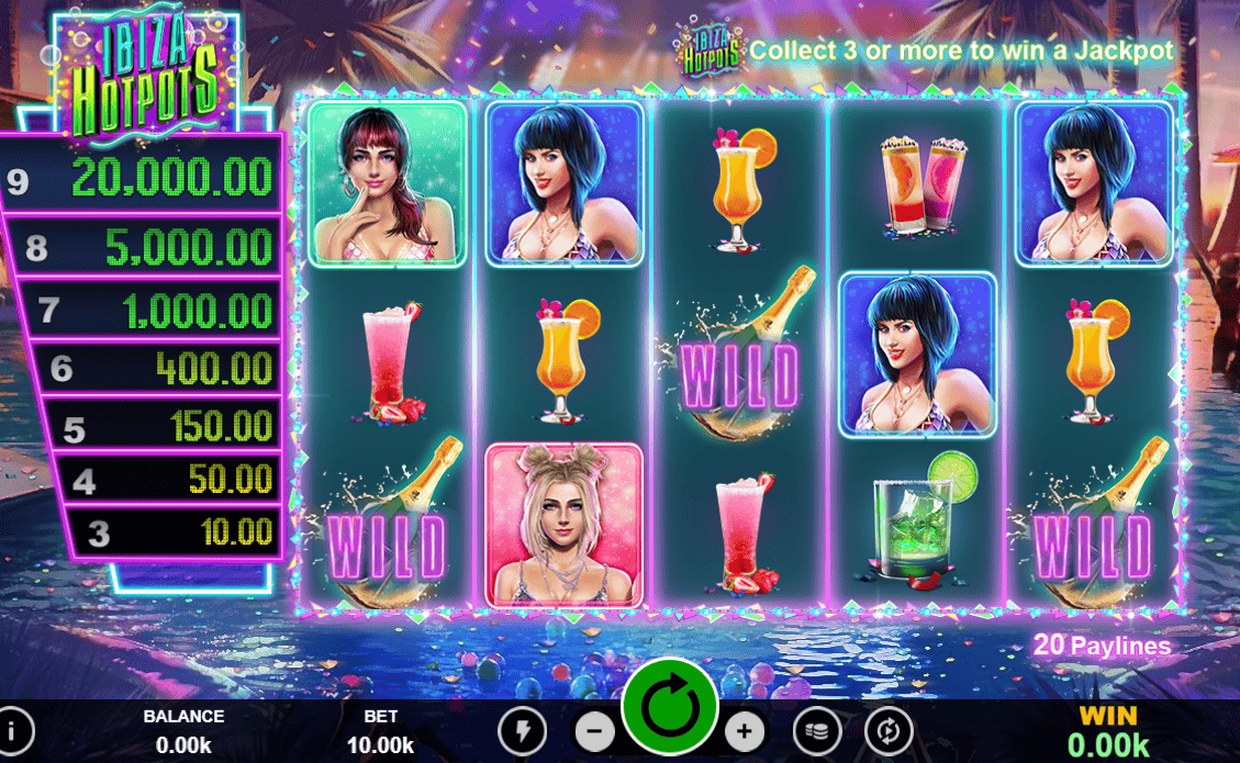 Game slot online Ibiza Hotpots