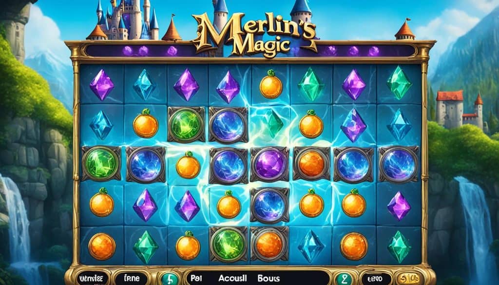 Gameplay mechanics of Merlin's Magic Mirror Megaways